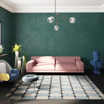 Modern Geometric Living Room Carpet