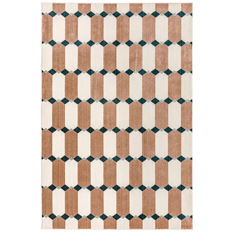 Modern Geometric Living Room Carpet