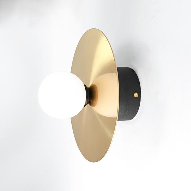 Modern Gold LED Indoor Wall Sconce Lamp