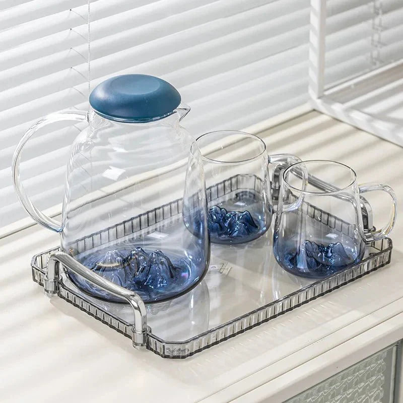 Modern Light Luxury Glass Mug Set