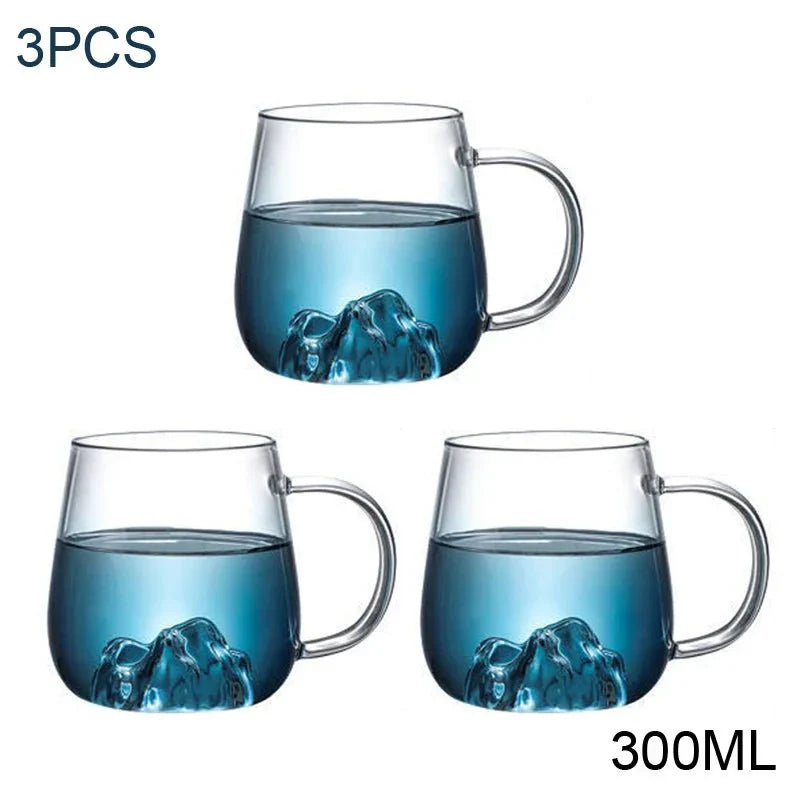 Modern Light Luxury Glass Mug Set