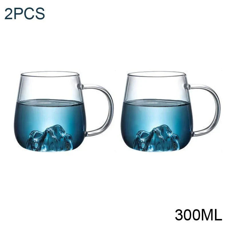 Modern Light Luxury Glass Mug Set