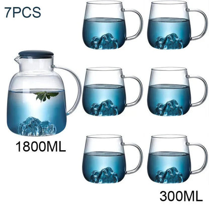 Modern Light Luxury Glass Mug Set