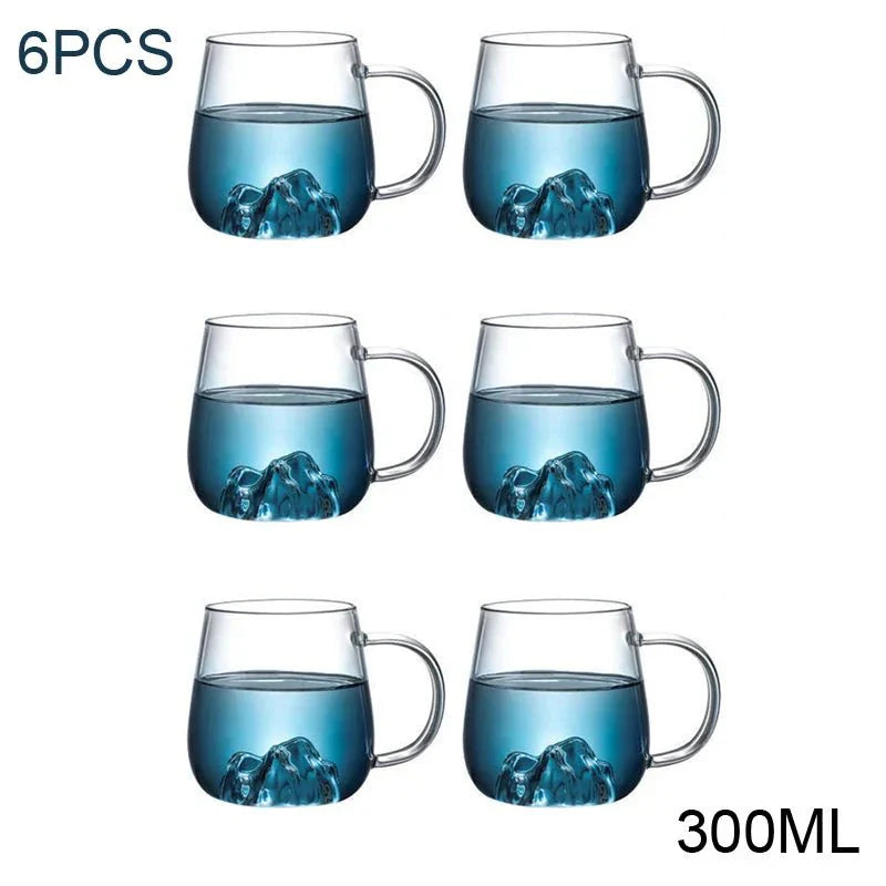 Modern Light Luxury Glass Mug Set