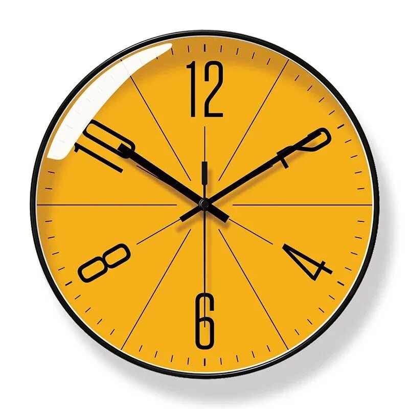 Modern Nordic Style Wall Clock - Elegant Minimalist Design for Home and Office