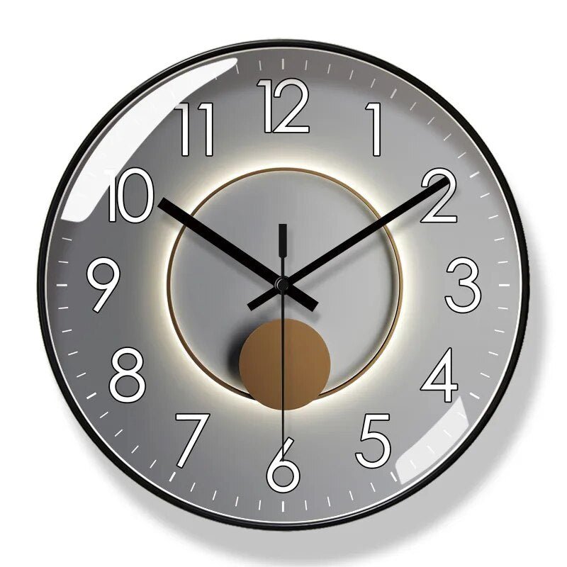 Modern Nordic Style Wall Clock - Elegant Minimalist Design for Home and Office