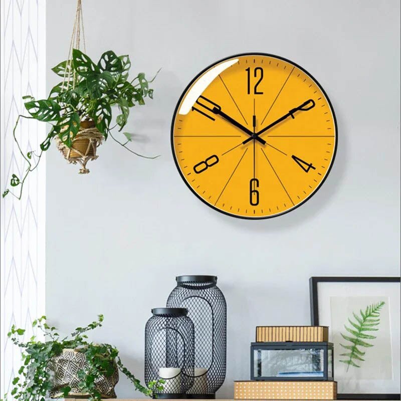 Modern Nordic Style Wall Clock - Elegant Minimalist Design for Home and Office