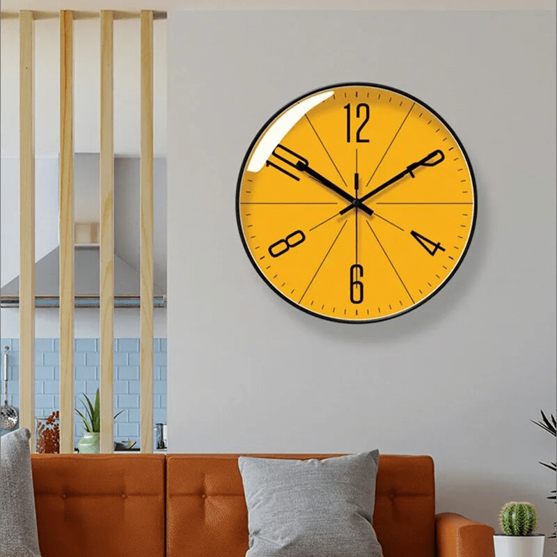 Modern Nordic Style Wall Clock - Elegant Minimalist Design for Home and Office