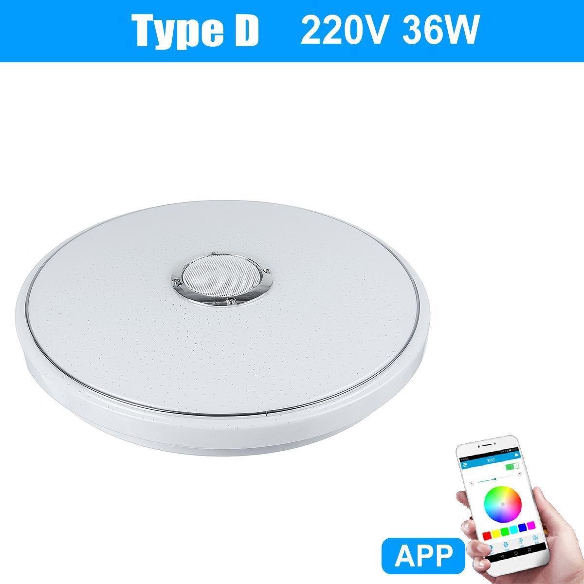 Modern RGB LED Ceiling Lights Home Lighting 36W-60W Bluetooth with Remote Control