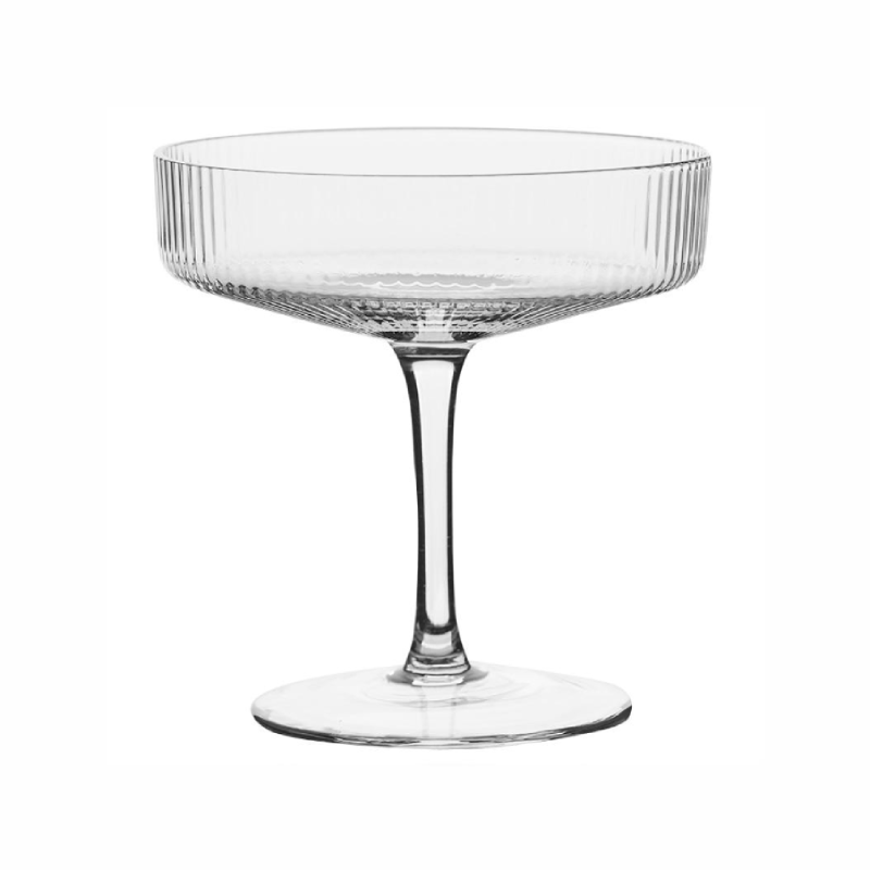 Mr. Ripley Textured Champagne & Cocktail Glass