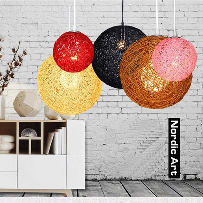 Multi-Colored LED Restaurant Pendant Ball Lights