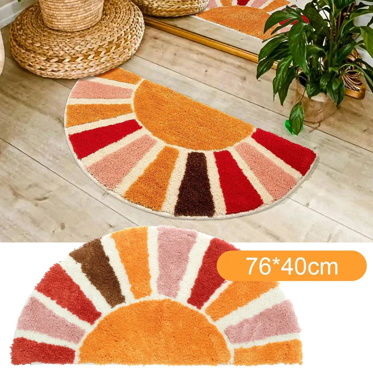 Multi Coloured Sun Door Mat