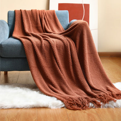 Nordic Knitted Blanket