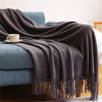 Nordic Knitted Blanket