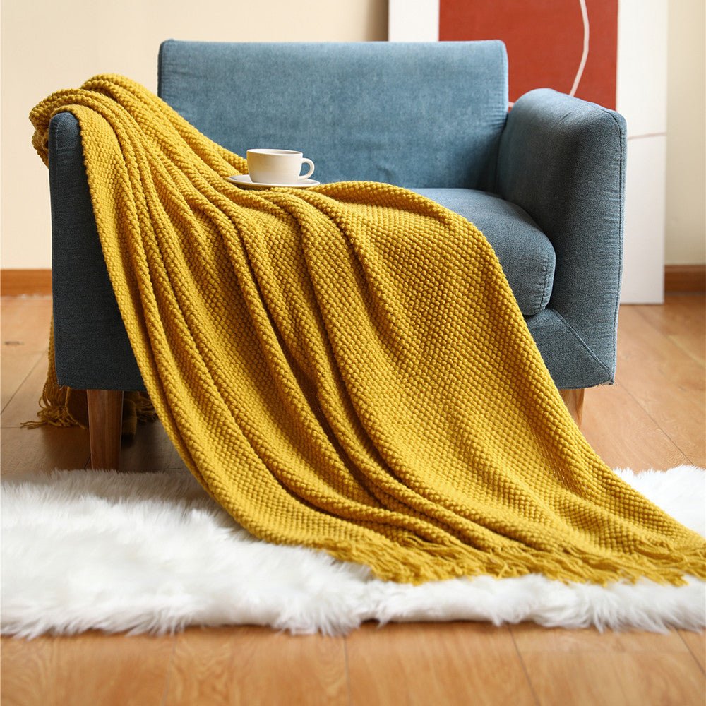 Nordic Knitted Blanket