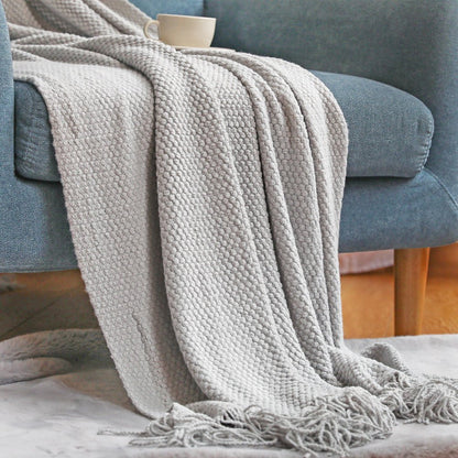 Nordic Knitted Blanket