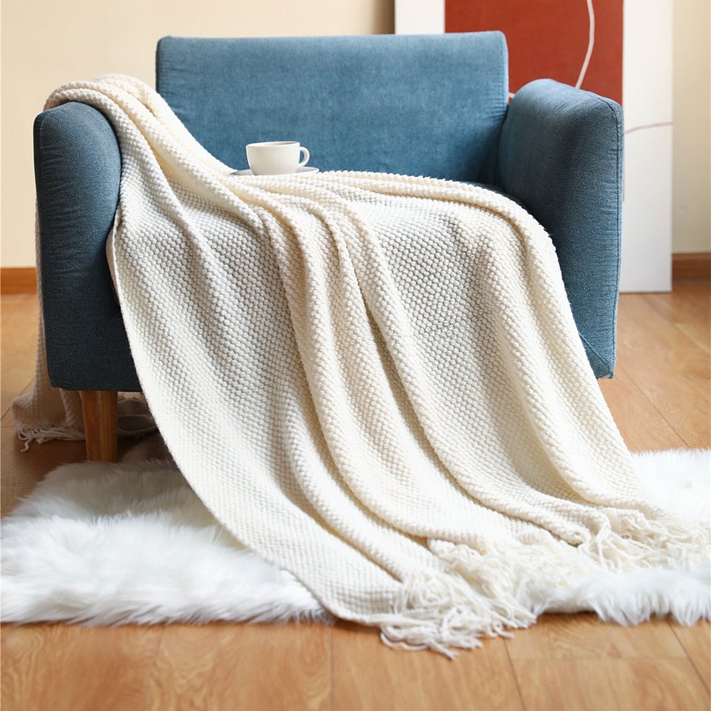 Nordic Knitted Blanket