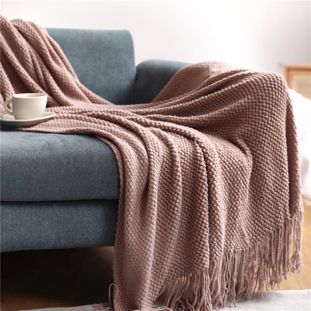 Nordic Knitted Blanket