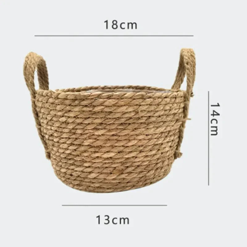 Nordic Woven Flower Plant Basket