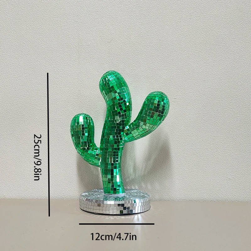 Novelty Green Disco Ball Cactus Decoration