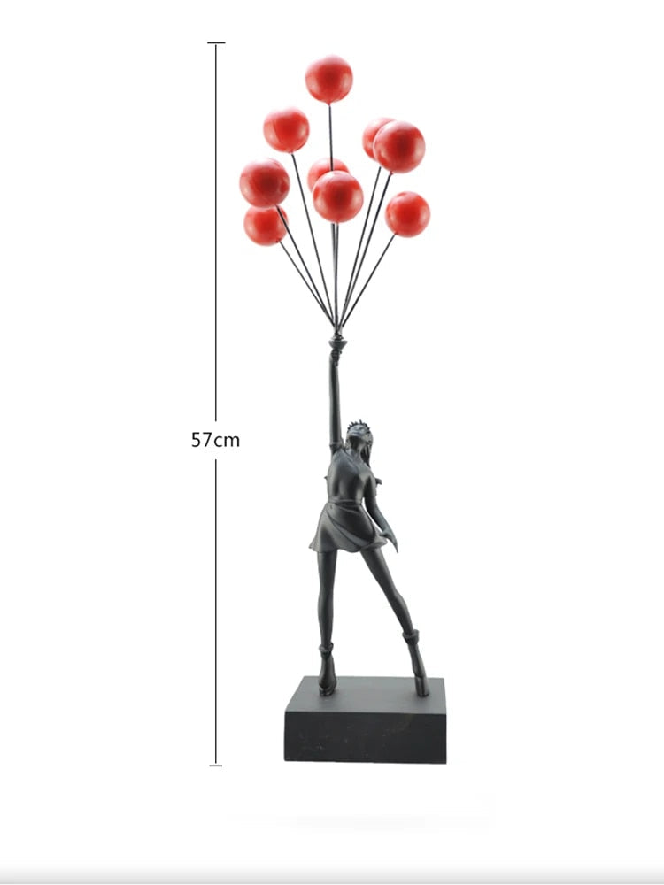 Banksy Balloon Girl Statue