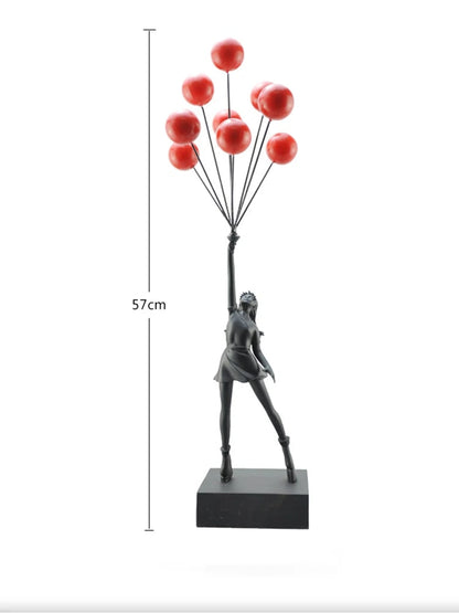 Banksy Balloon Girl Statue