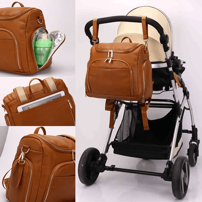 Baby Bag, Maternity Hospital Bag, PU Leather