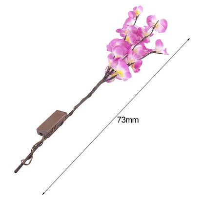 Orchid Branch Fairy Light Garland