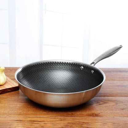 KitchenPro | Non-Stick Stainless Steel Frying Pan