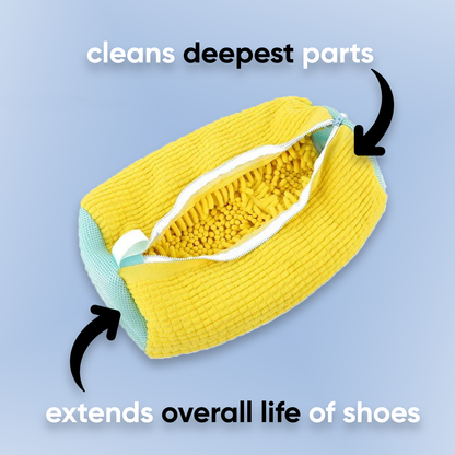 Shoe Cleaner: gently clean all types of shoes