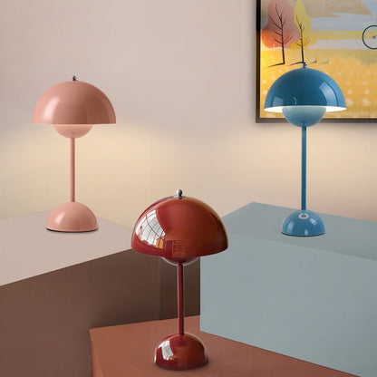 Large Mushroom Macaron Table Lamp – Soft Glow & Elegant Design