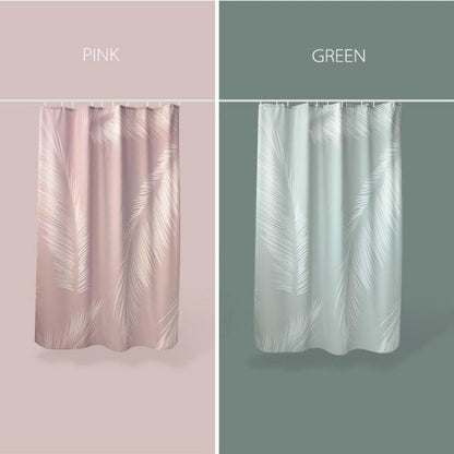 Palm Leaves Waterproof Bathroom Shower Curtains