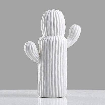 White Porcelain Cactus Collection