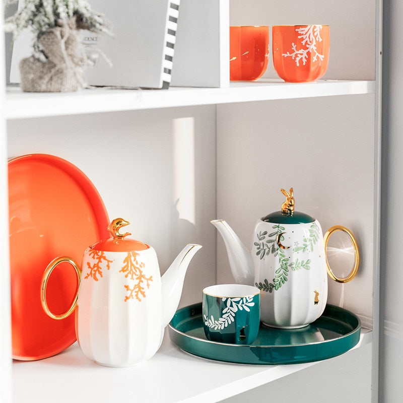 Juniper Porcelain Vintage Teapot Sets