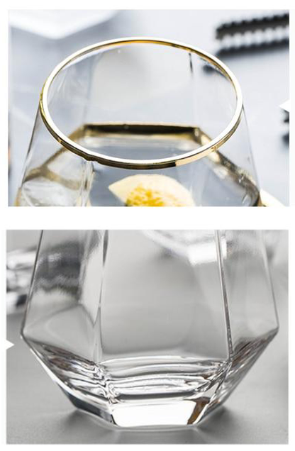 Hexagon Cocktail Glasses