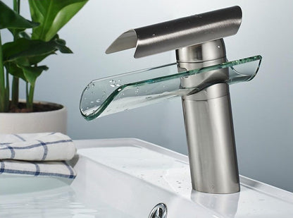 Miravique Glass Waterfall Faucet