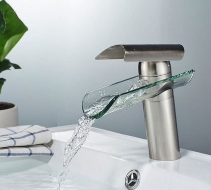 Miravique Glass Waterfall Faucet