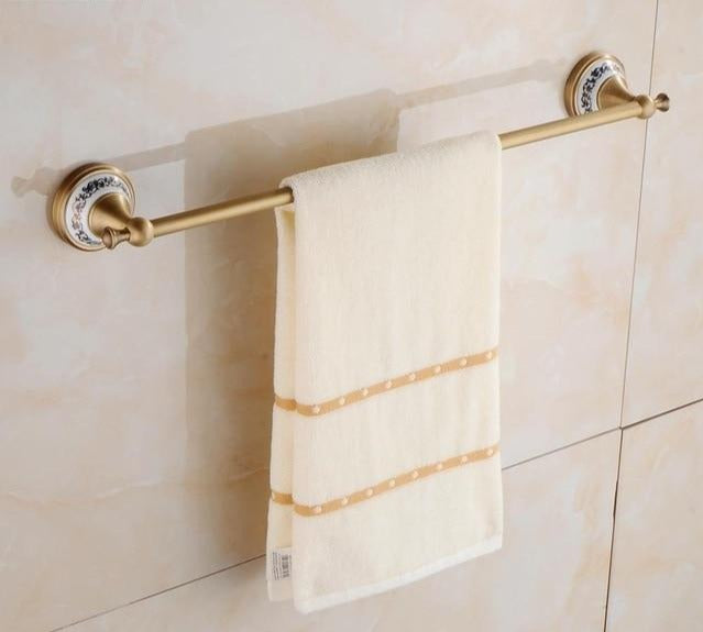 Miravique Brass Bathroom Hardware Set