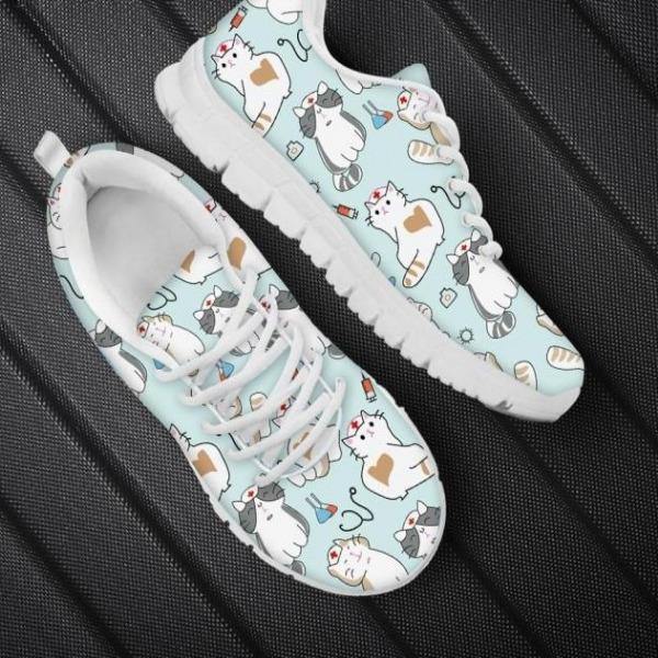 Cute Cat Tennis Sneakers