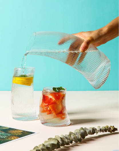 Mirage Water Jar and Glass Set