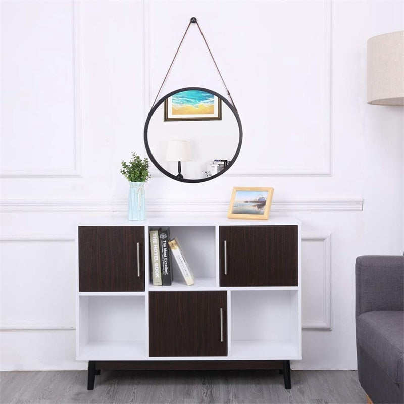 Edison Mid-Century Hanging Wall Mirrors