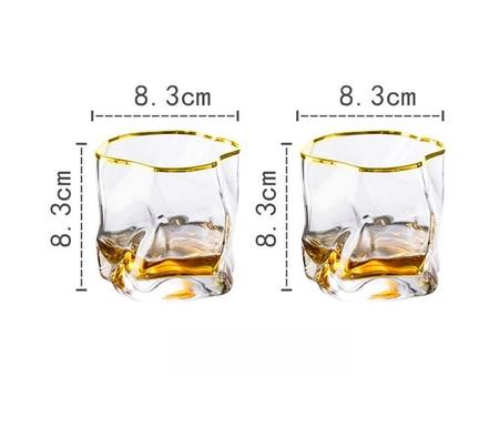 Distort Texture Whisky Glass Set