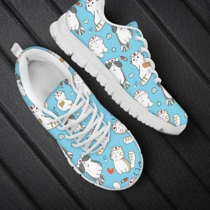 Cute Cat Tennis Sneakers