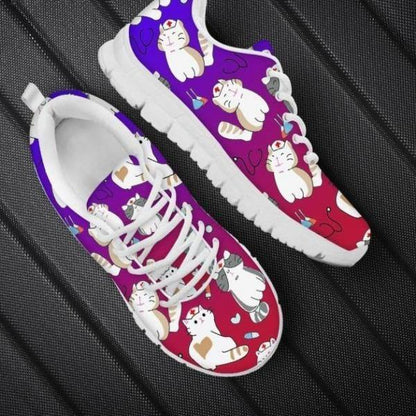 Cute Cat Tennis Sneakers