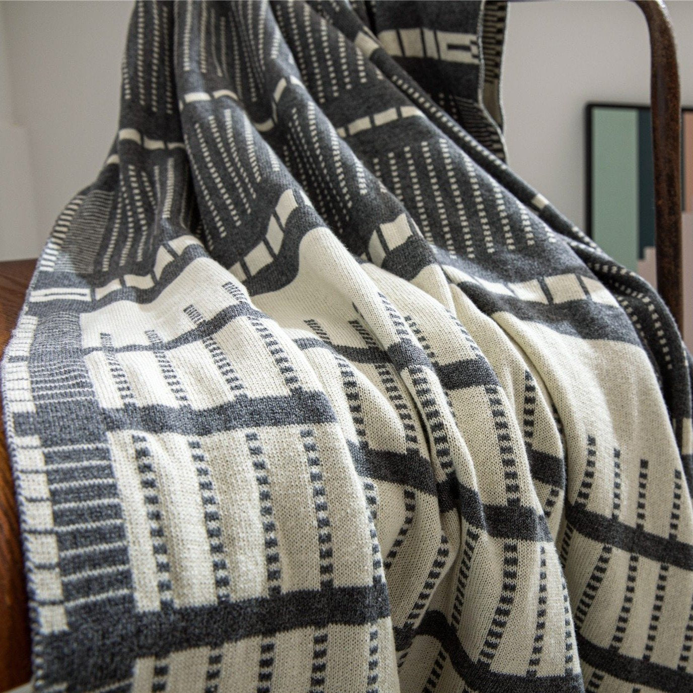 Miravique Striped Throw Blanket