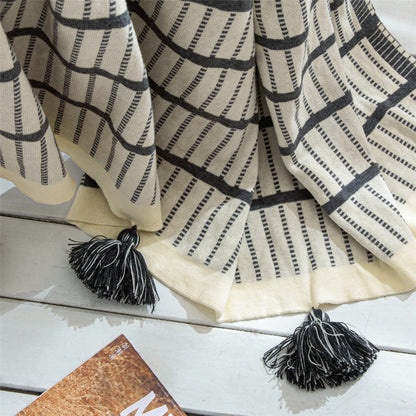 Miravique Striped Throw Blanket