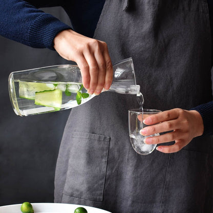 Duo Dome Glass Pitcher with Cup