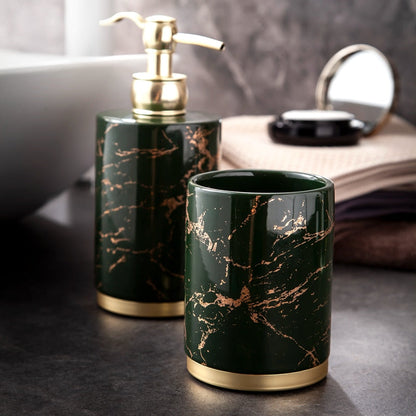 EMERALD LIGHTNING BATHROOM SET