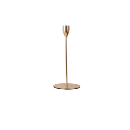 Miravique French Gold Taper Candle Holder Trio Set