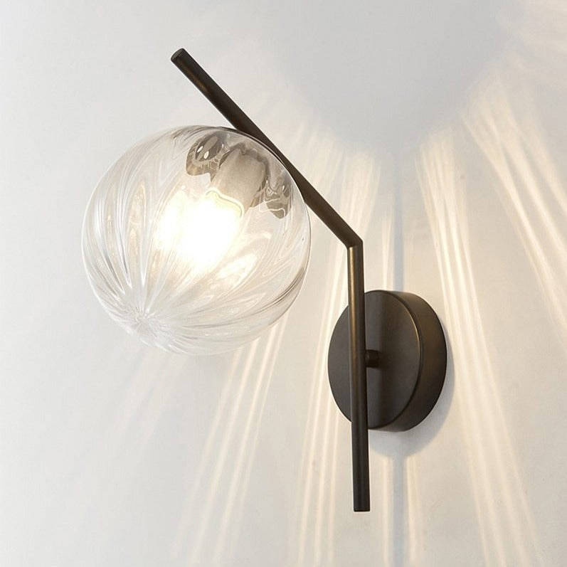 Miravique - Modern Glass Globe Wall Sconce